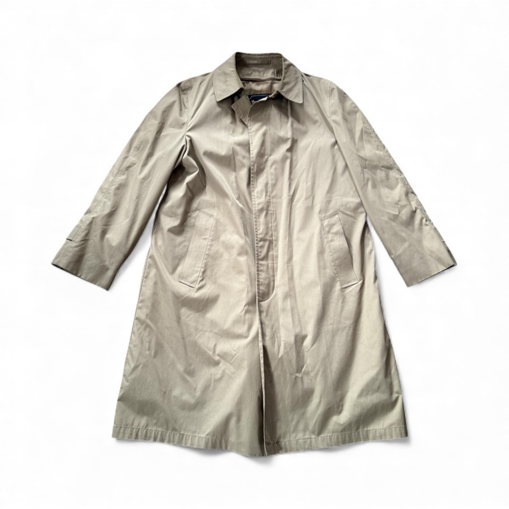 Huntington Trench Coat Vintage Men Size 40 Regular Removable Liner EUC